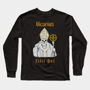 Dead Pope "Vicarius Filli Dei" esoteric Long Sleeve T-Shirt